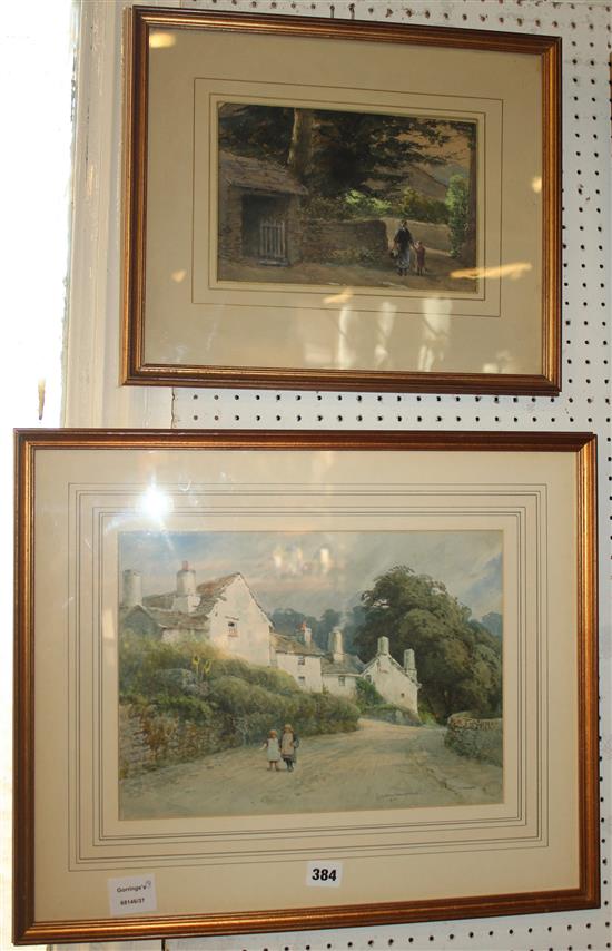 Gordon Hargrave watercolour & another